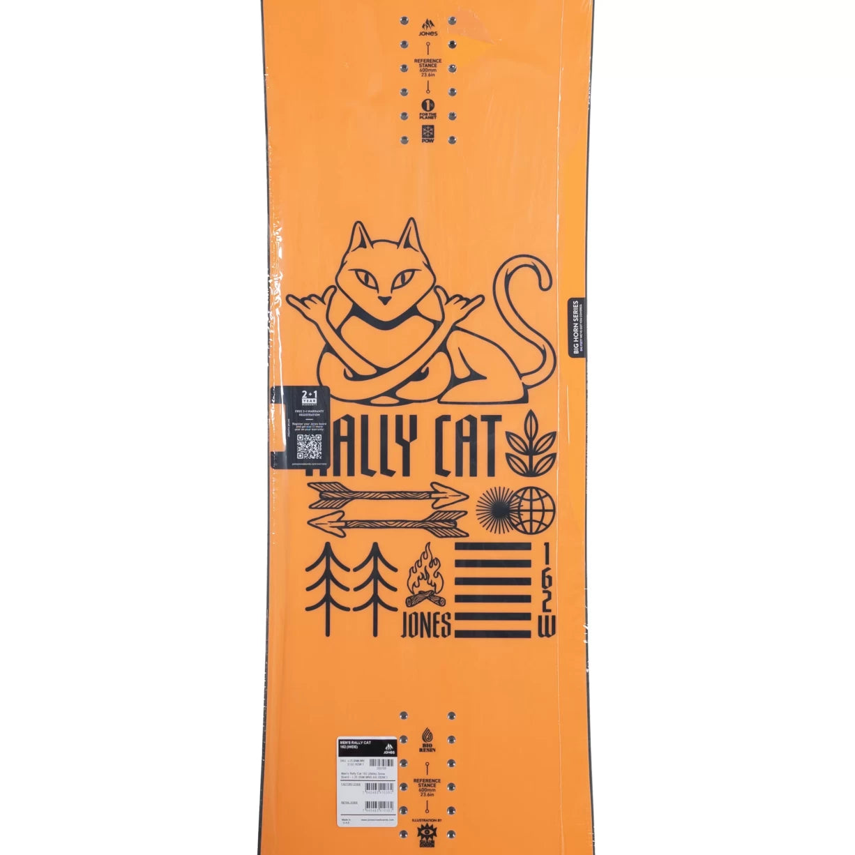 Jones Rally Cat Snowboard 2025 - 162cm Wide - Men's – Jones Reup Jones Rally Cat Snowboard 2025 - 162cm Wide - Men's – Jones Reup
